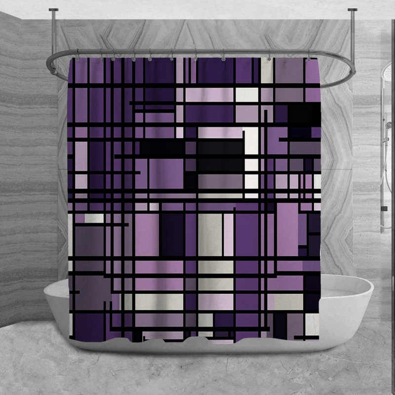 Rideau de douche Rilynn, H 84 po x l 70 po