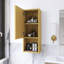 Armoire de rangement haute 35 po en chêne clair