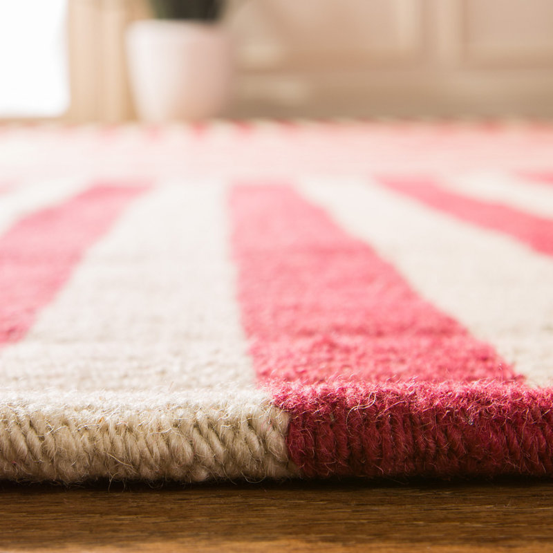 Ralph Lauren Canyon Stripe Patch Wool Striped Rug, Rectangle 6' x 9'