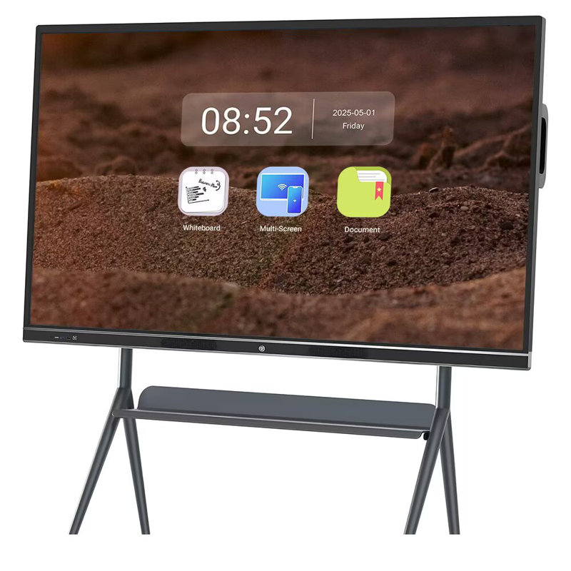 JYXCN - Tableau blanc électronique tactile à double système 86 po pour réunions d'affaires (avec fixation murale incluse)