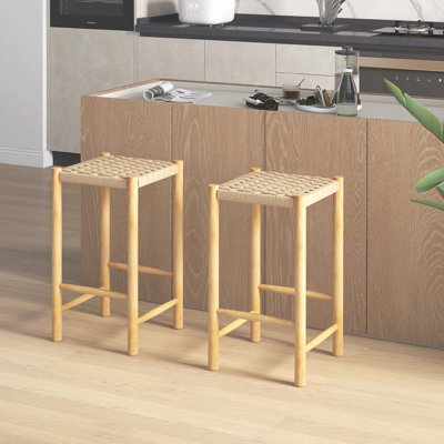 Belliveau 26" Patio Bar Stool by Beachcrest Home