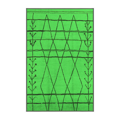 Iarlaith Washable Geometric Indoor Rug