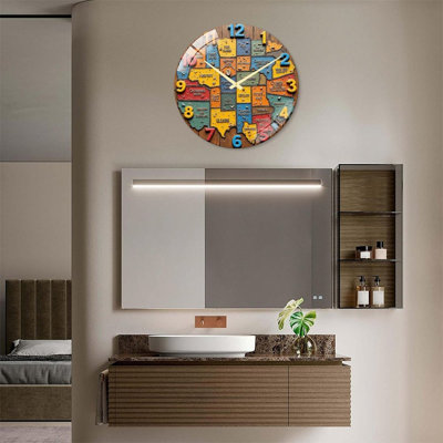 Horloge murale 24 po