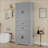 Storage Cabinet With Multi-Functional Storage Space, Doors With Storage Shelves, 2 Drawers, Adjustable Shelf-1158338290