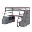 Lit mezzanine double avec tiroirs et bureau-33994213-33994235