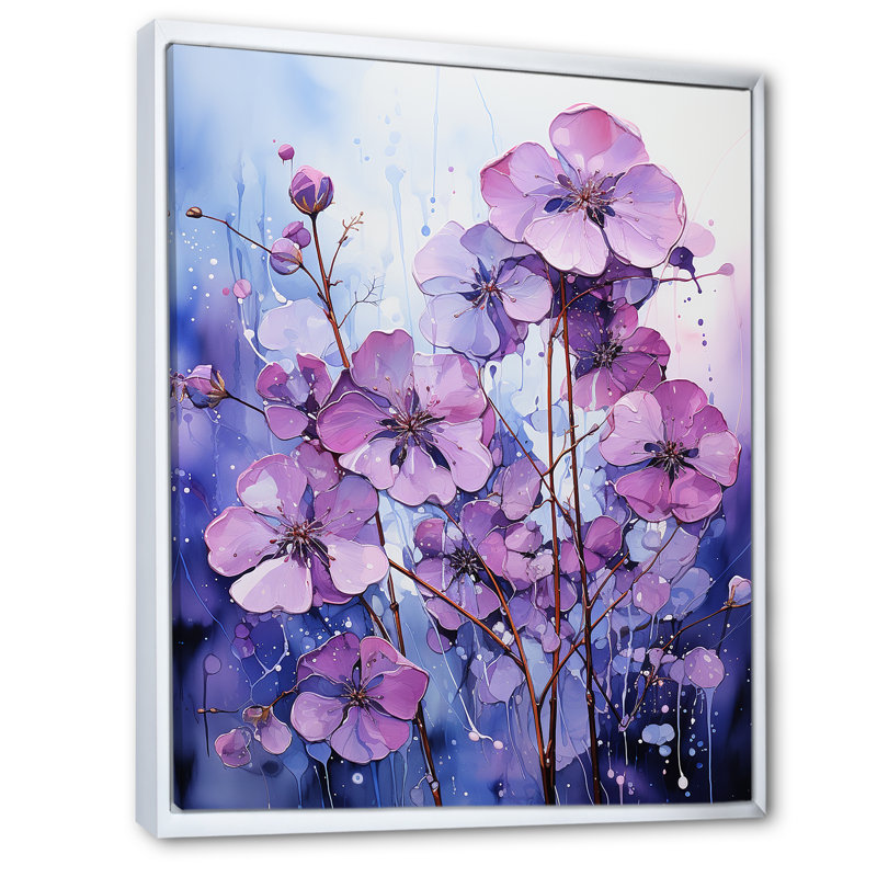 " Mystical Allure I ", White Floater Framed, 32" H x 24" W