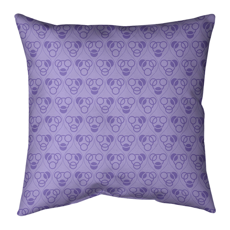 Coussin Classic, 28 po x 28 po, Violet, Bourre en polyester
