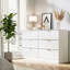Commode double moderne 6 tiroirs l 47,1 po-118658248