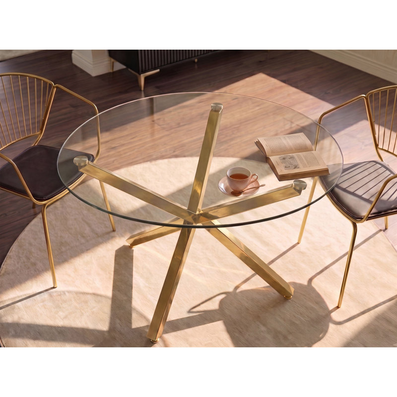 BUTLER Dining Table with Steel Base