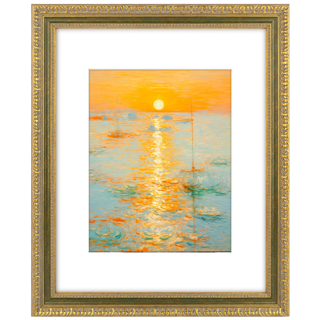 16x20 Vintage Gold Picture Frame House of Hampton® 