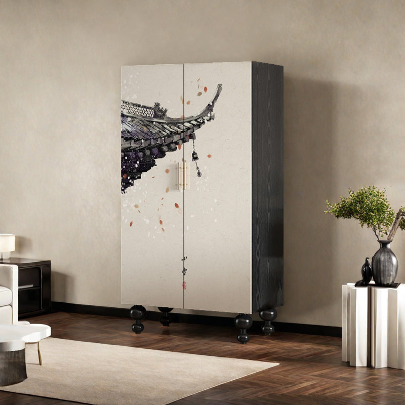 Multi-functional decorative bedroom wardrobe