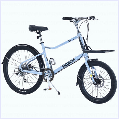 7 Speed, Aluminum Alloy  Frame, Multiple Colors 26 Inch Bike,Cargo Bike For Women And Men