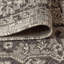 Tapis intérieur / extérieur gris / noir Nate Boho Medallion-221513339