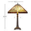 Lampe de table 22,4 "grise Charlotte