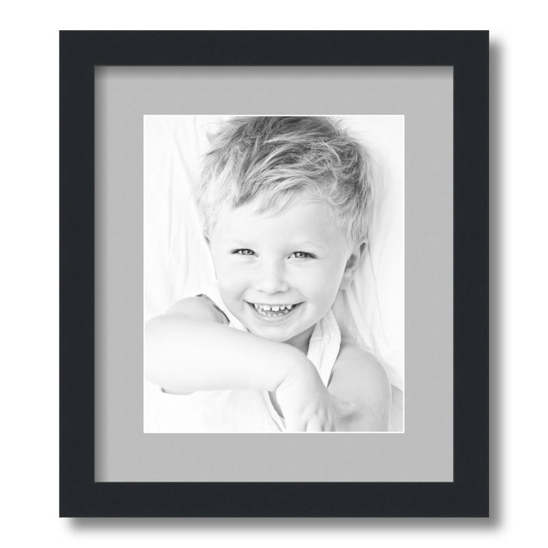 Cadre pour photo simple 8,5 po x 11 po, gris