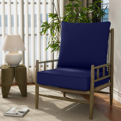 Ensemble de 4 coussins de siège profond 24 po x 24 po x 6 po pour l'extérieur