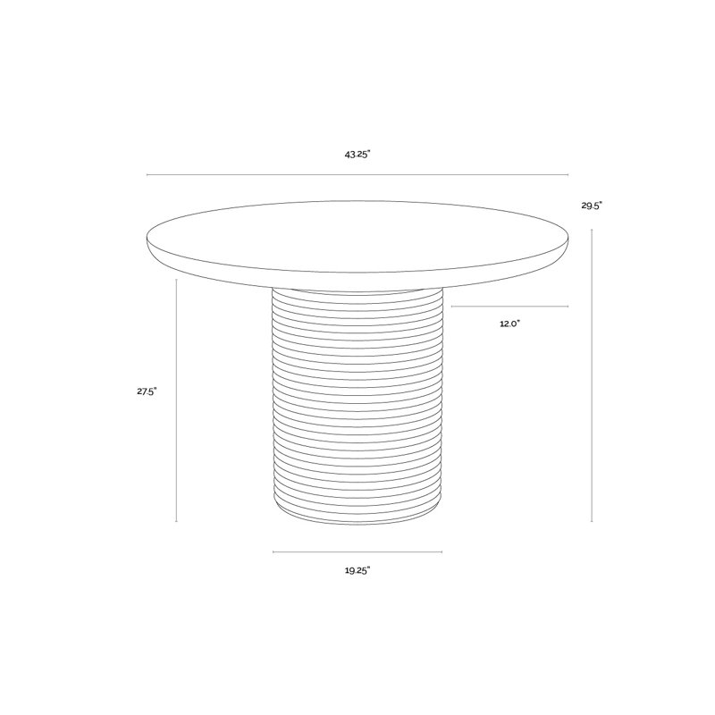 Round Dining Table