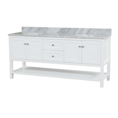 Ensemble de meuble-lavabo double 72 "Bristol