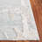 Harvest 304 Hand Tufted Wool; Cotton Abstract Rug in Light Blue/Ivory-709604215