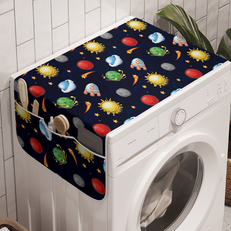 East Urban Home Space Washing Machine Organizer Pack of 2 47" x 18.5" Multicolor