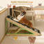 Rampe pour chien en bois