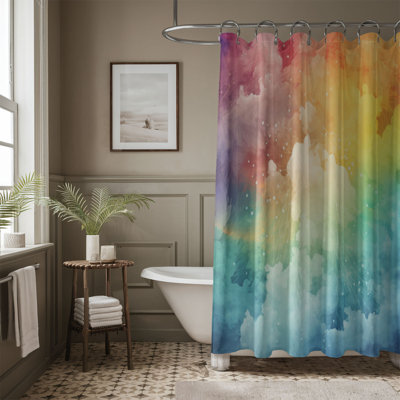 Rideau de douche 1 pièce Spectrum Sky