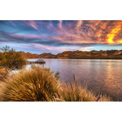 Colwich Desert Water - Wrapped Canvas Print