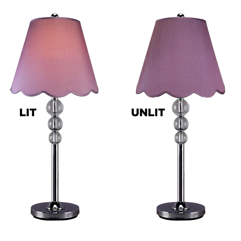 Abat-jour empire H 10 po x l 13 po, Mauve