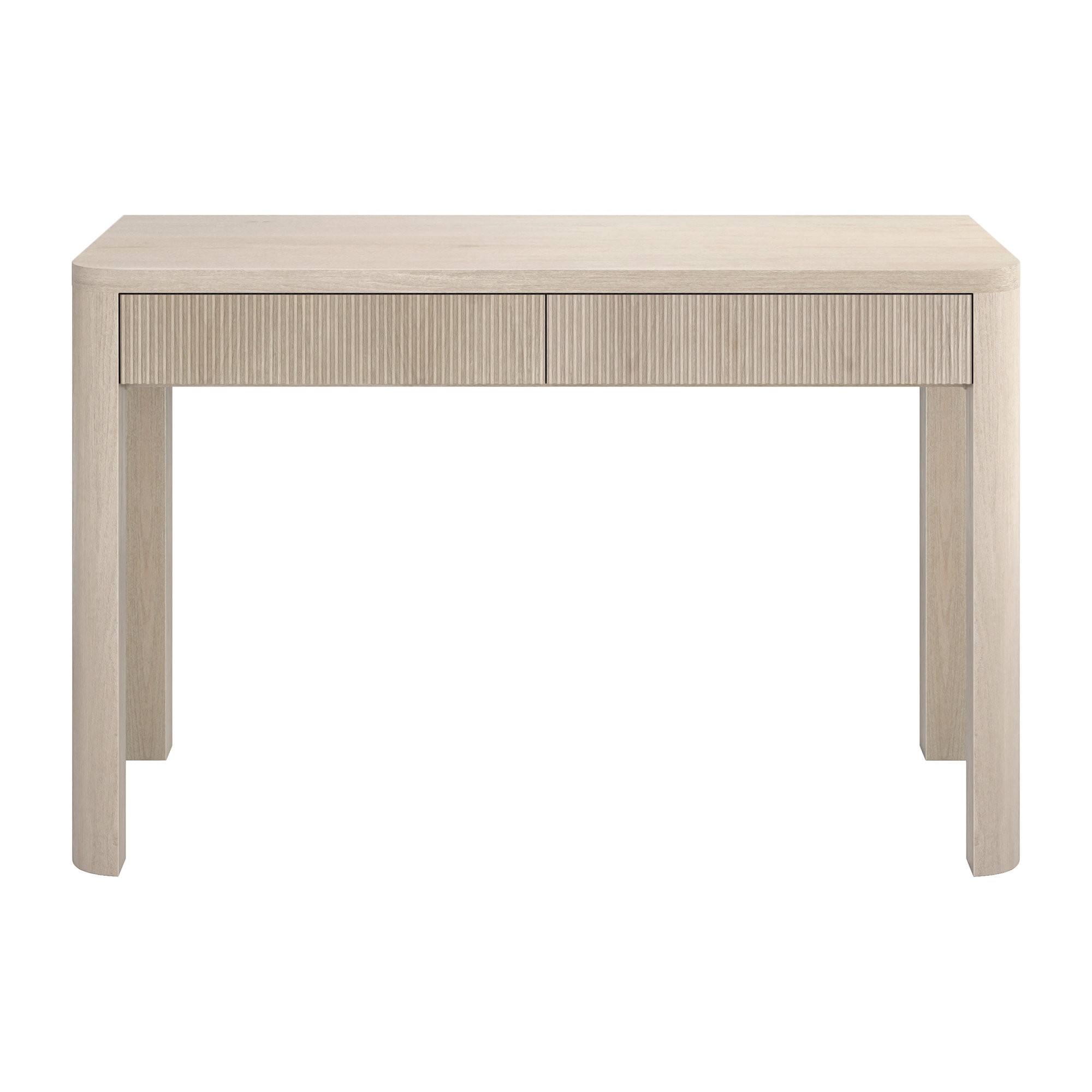 Gardeina 48'' Wide Rectangular Desk in Alder Brown