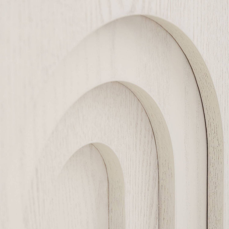 15.74" Square MDF End Table, White
