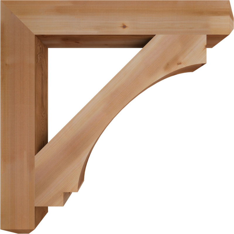 Support l 5 5 1/2 po x P 42 po x H 42 po Imperial Craftsman, cèdre rouge de l'Ouest, H 42 po x l 5,5 po x P 42 po