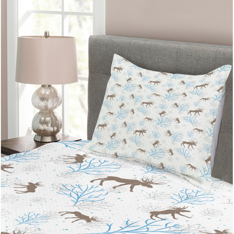 Rustic Polyester Coverlet, Queen Coverlet + 2 Shams