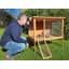 Cage à lapin avec rampe Averhoff