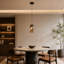 1 - Light Stainless Steel LED Cylinder Pendant