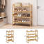 Range-chaussures en bambou extensible