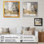 Demetry Modern Golden Abstract - Art mural abstrait-87333045-87333046-119183577