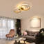Clarina 3 -Light 52cm LED Flush Mount Ceiling Light-5092802