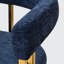 Tabouret de comptoir 25 po en chenille doré 25 po (ensemble de 4)-1863137157