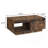 Coffee Table, Rustic Oak With Sliding Barn Door
