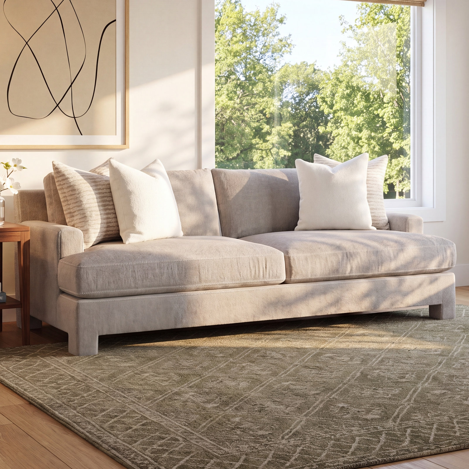 Mily 91'' Upholstered Sofa