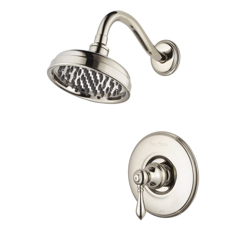 Marielle Dual Function Shower Faucet with Trim, Polished Nickel