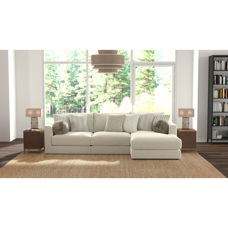 Canapé modulaire Ritzy, H 39 po x l 131 po x P 72 po, Orienté à droite