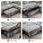 Waldorf 60.6" 2-Seat Loveseat Sofa With Pull-Out Bed-129212703