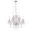 Lustre en cristal transparent à 2 niveaux Altamirano