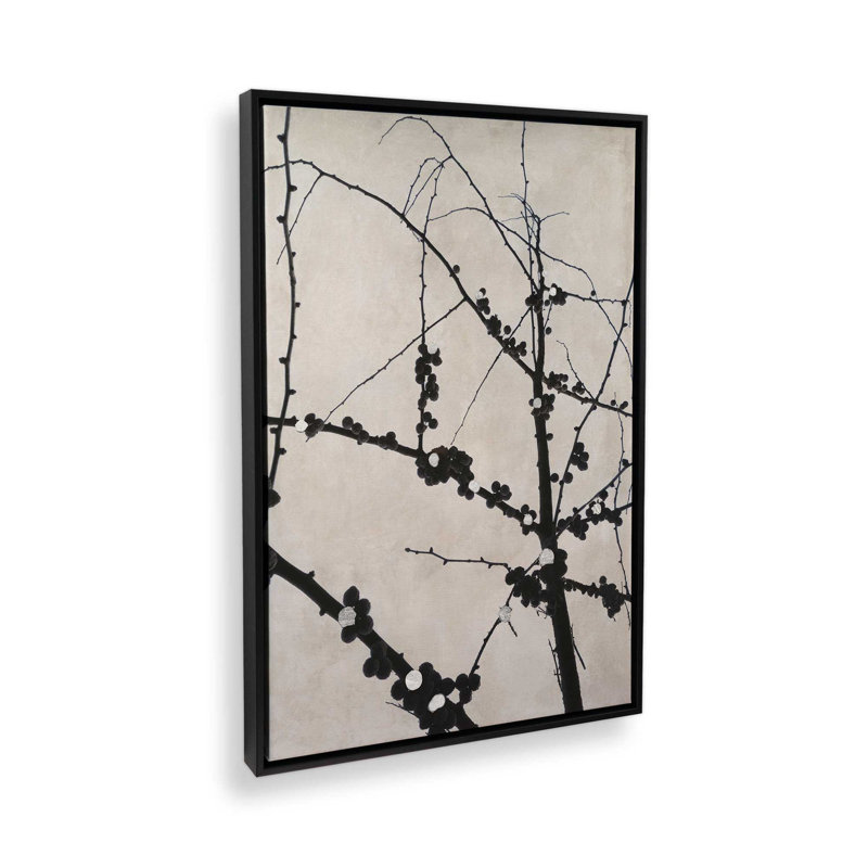 "Structure de croissance I" par Michael Willett, reproduction d'art, Black, H 16 po x l 12 po