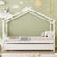 Wooden House Bed with Trundle-783411606