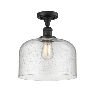 Plafonnier semi-encastré 1 lumière Bell