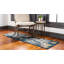 Tapis bleu marine à motif abstrait Brantlie-23394530