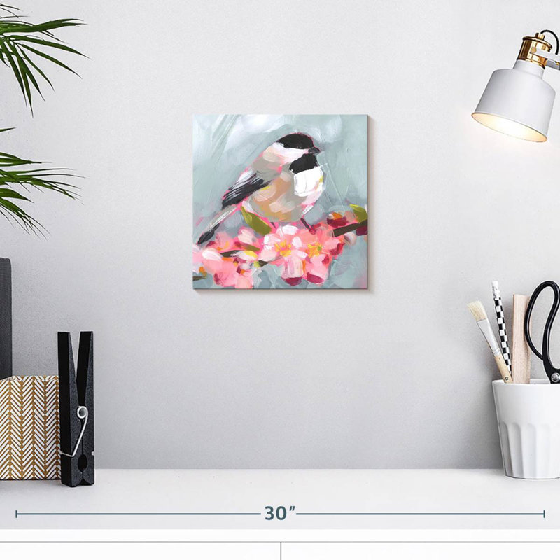 Brampt Brushstroke Bird II, 10" H x 10" W