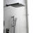 Shower System With Shower Head, Hand Shower, Slide Bar, Bodysprays, Shower Arm, Hose, Valve Trim, And Lever Handles-117993043